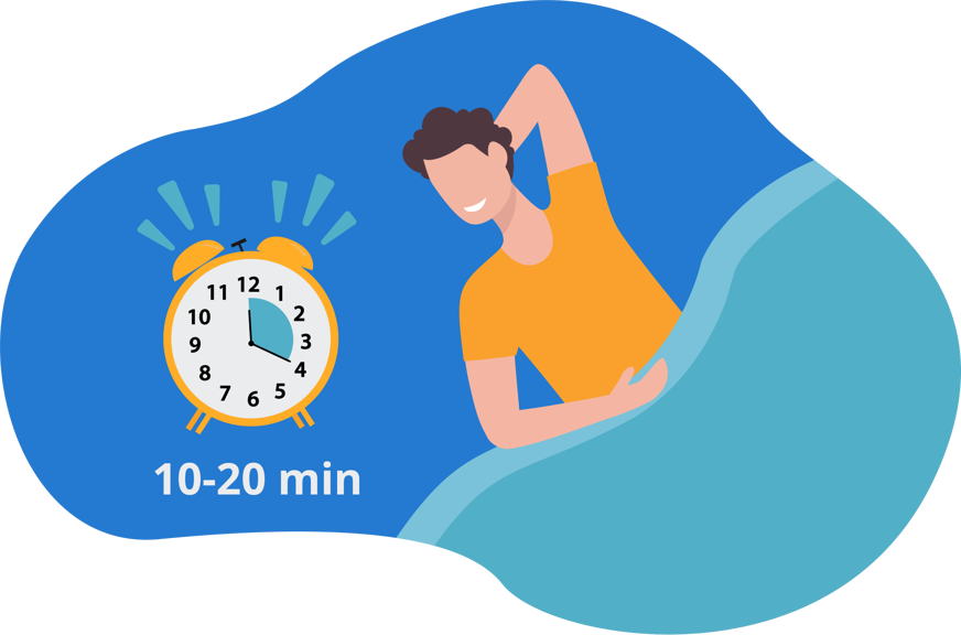 No puedo dormir, tomar una siesta corta